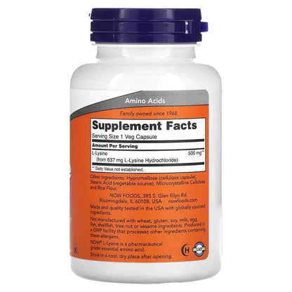 NOW Foods, L-Lysine