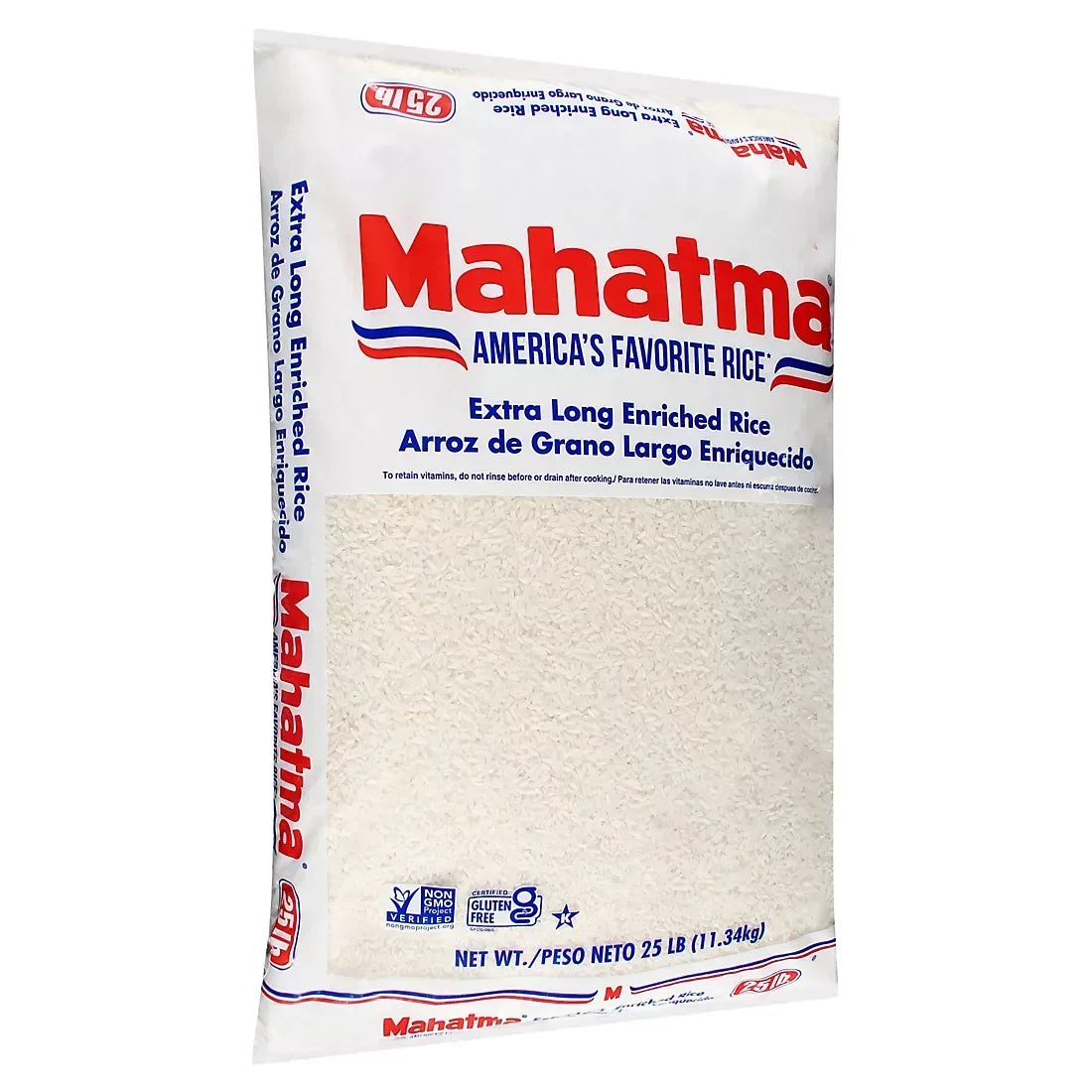 Mahatma Extra Long Grain Enriched Rice, 25 lbs.