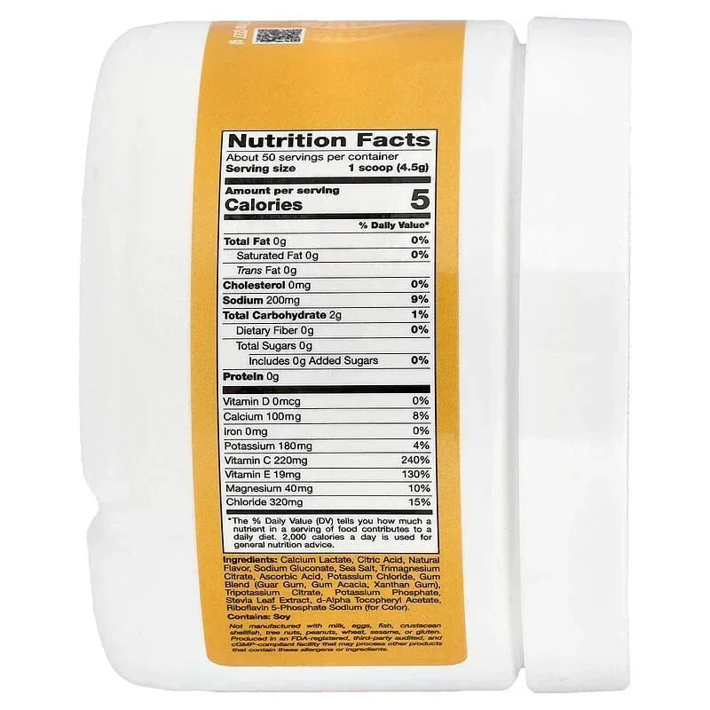 California Gold Nutrition, HydrationUP®, Electrolyte Drink Mix with Calcium, Potassium, Vitamin C, and Vitamin E