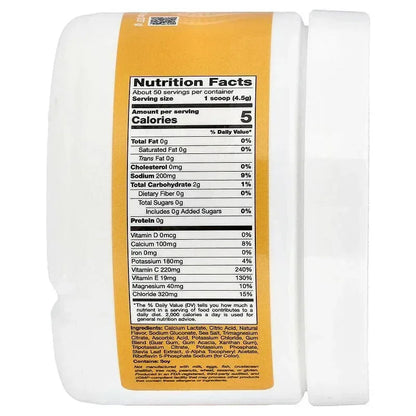 California Gold Nutrition, HydrationUP®, Electrolyte Drink Mix with Calcium, Potassium, Vitamin C, and Vitamin E