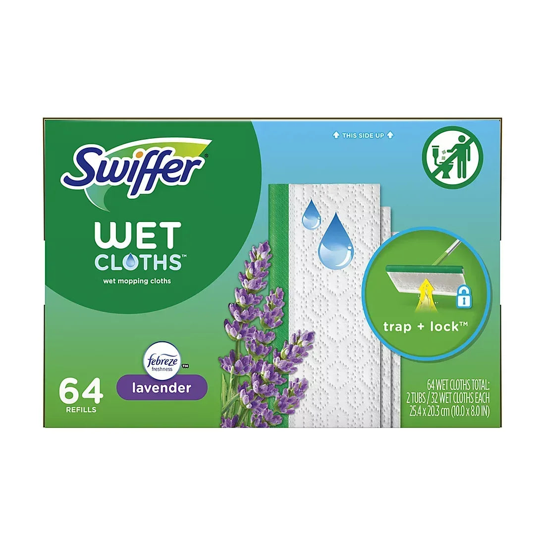 Swiffer Wet Mopping Cloths - Lavender Scent, 64 ct.