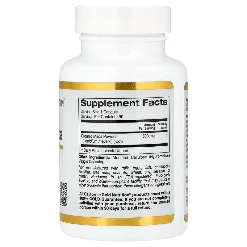 California Gold Nutrition, Peruvian Maca, 500 mg