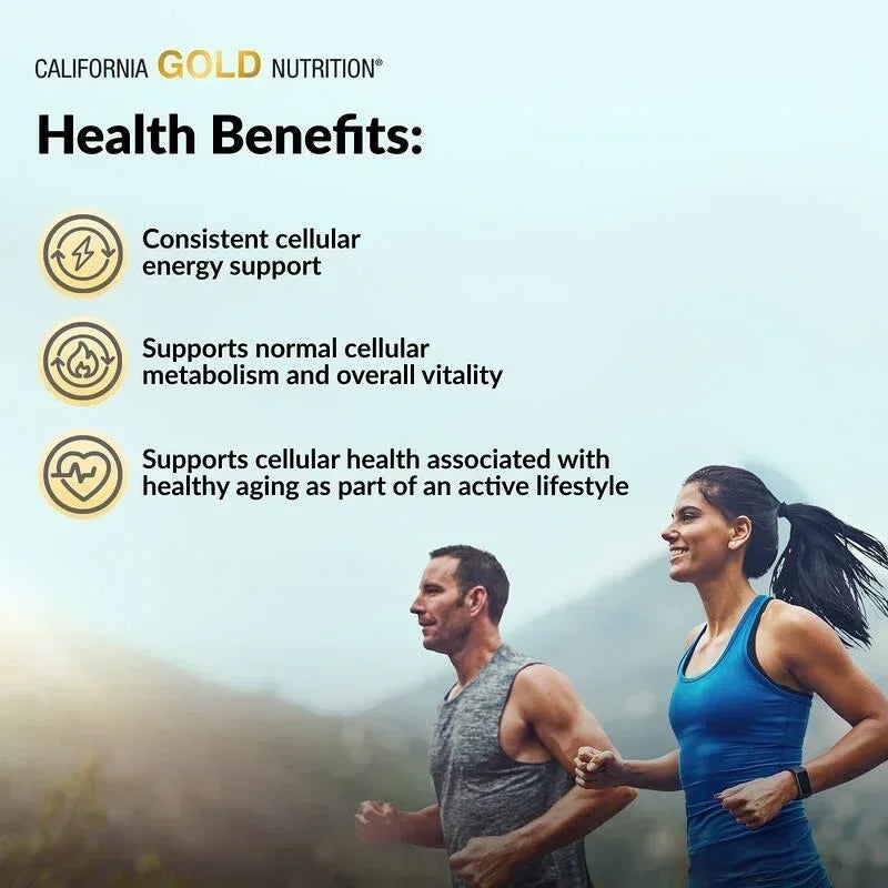 California Gold Nutrition, NMN Flavonoid Complex with Apigenin and Dihydroquercetin, 60 Veggie Capsules