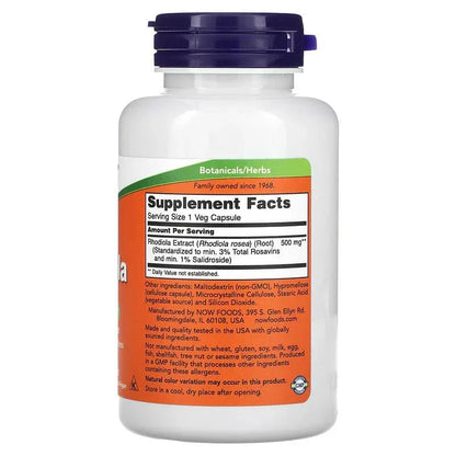 OW Foods, Rhodiola, 500 mg