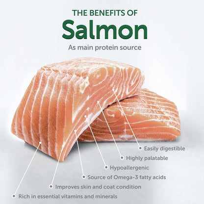 Nature's Protection Superior Care Grain Free Salmon Starter Dry Dog Food, Puppy & Mothers of All Breed, 3.3 lb Bag