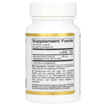 California Gold Nutrition, Royal Jelly, 500 mg