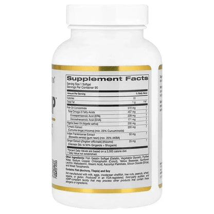 California Gold Nutrition, CurcuminUP™, 30 Fish Gelatin Softgels