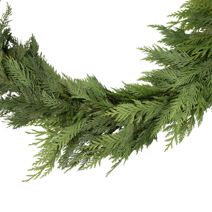 15' Fresh Western Red Cedar Garland