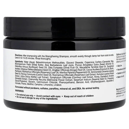 California Gold Nutrition, Strengthening Hair Masque, Biotin, Rosemary Mint, 12 oz (340 g)