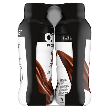 Oikos Protein Shake, Shelf Stable, Chocolate, 30g Protein, 12 fl oz, 4 Count Bottles