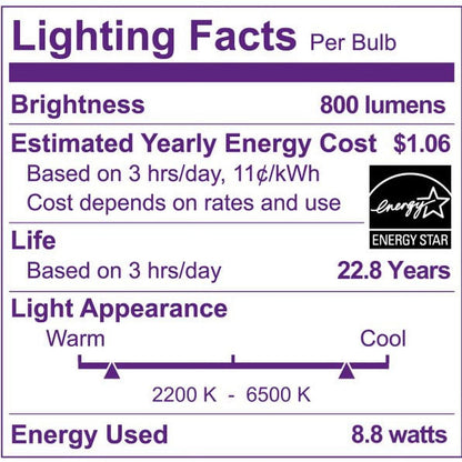 Philips Smart LED 60-Watt A19 General Purpose Light Bulb, Frosted Color & Tunable White, Dimmable, E26 Medium Base (1-Pack)