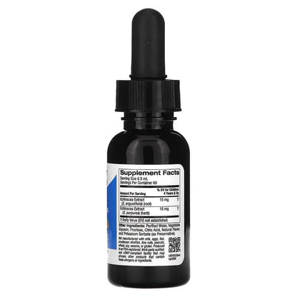 California Gold Nutrition, Liquid Echinacea For Children, No Alcohol, Natural Orange, 1 fl oz (30 ml)