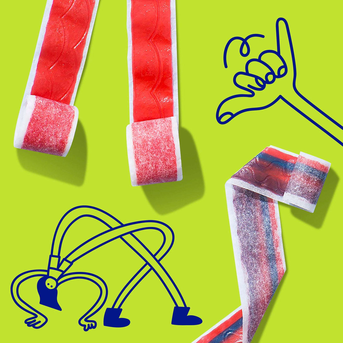 Fruit by the Foot Gluten Free Berry and Strawberry Fruit Flavored Snacks (18 Rolls)