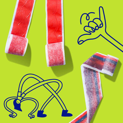 Fruit by the Foot Gluten Free Berry and Strawberry Fruit Flavored Snacks (18 Rolls)