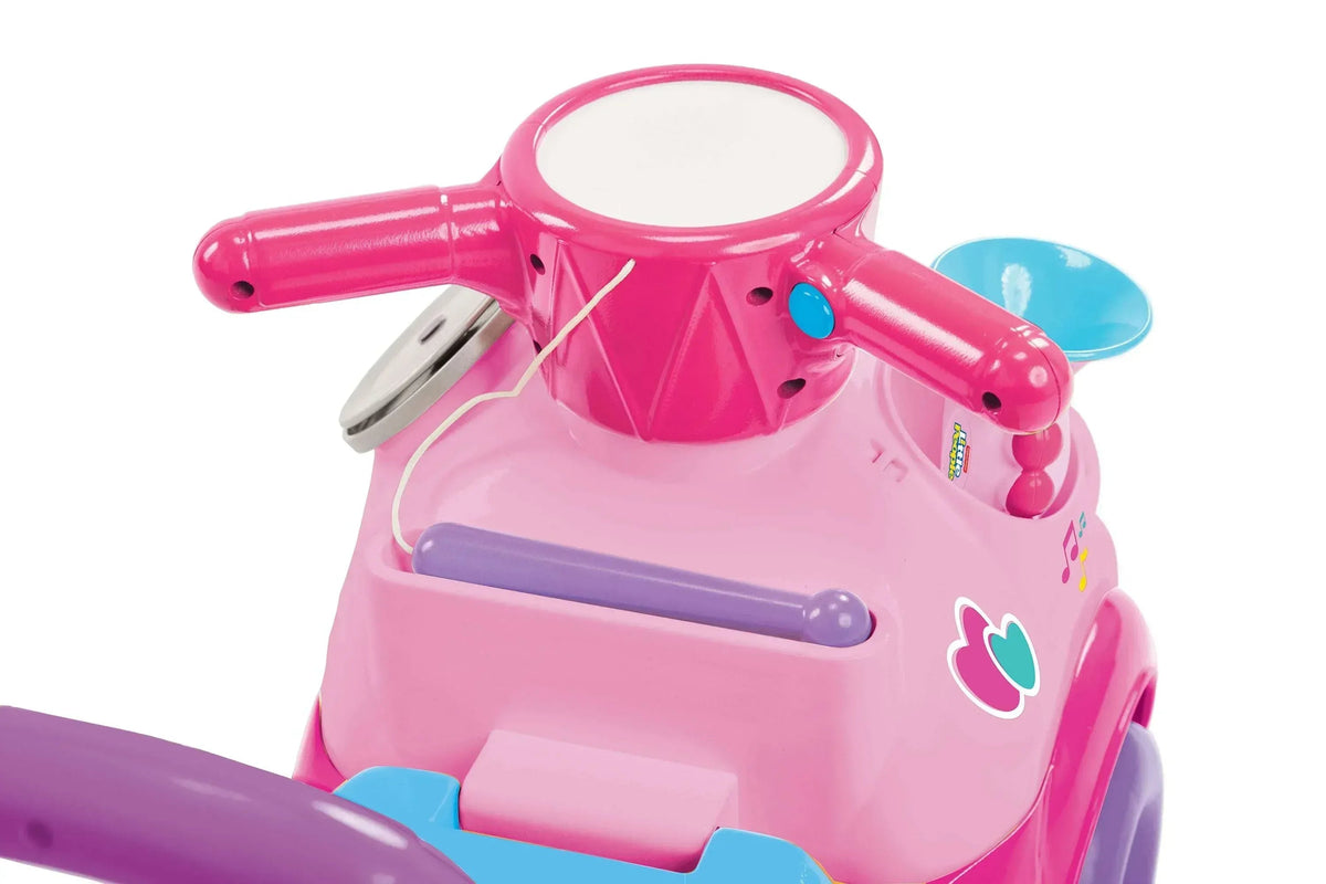 Fisher Price Little People Music Parade Heart Preschool Push Ride-On with Lights and Sounds