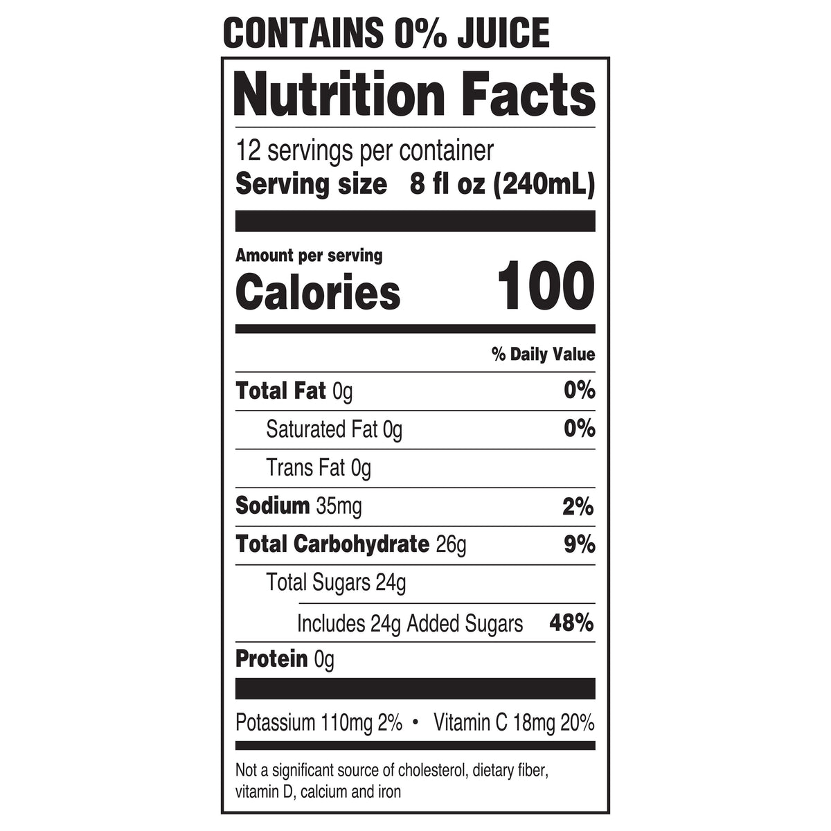 Great Value Original Lemonade, 96 fl oz