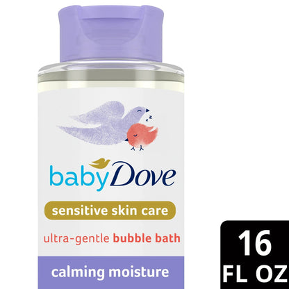 Baby Dove Ultra-Gentle Bubble Bath Calming Moisture Sensitive Skin, 16 oz