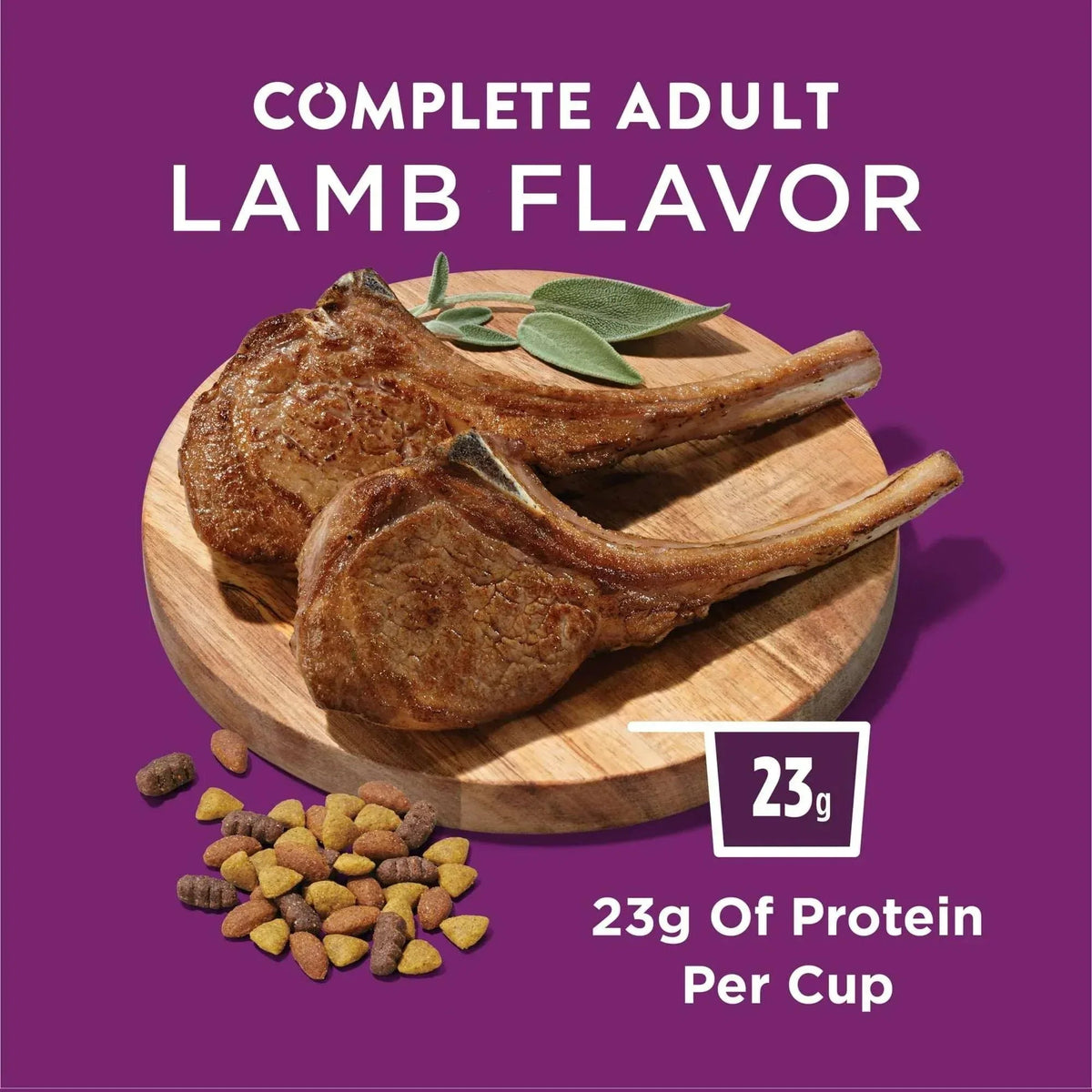 Purina Dog Chow Complete Dry Dog Food for Adult Dogs High Protein, Lamb