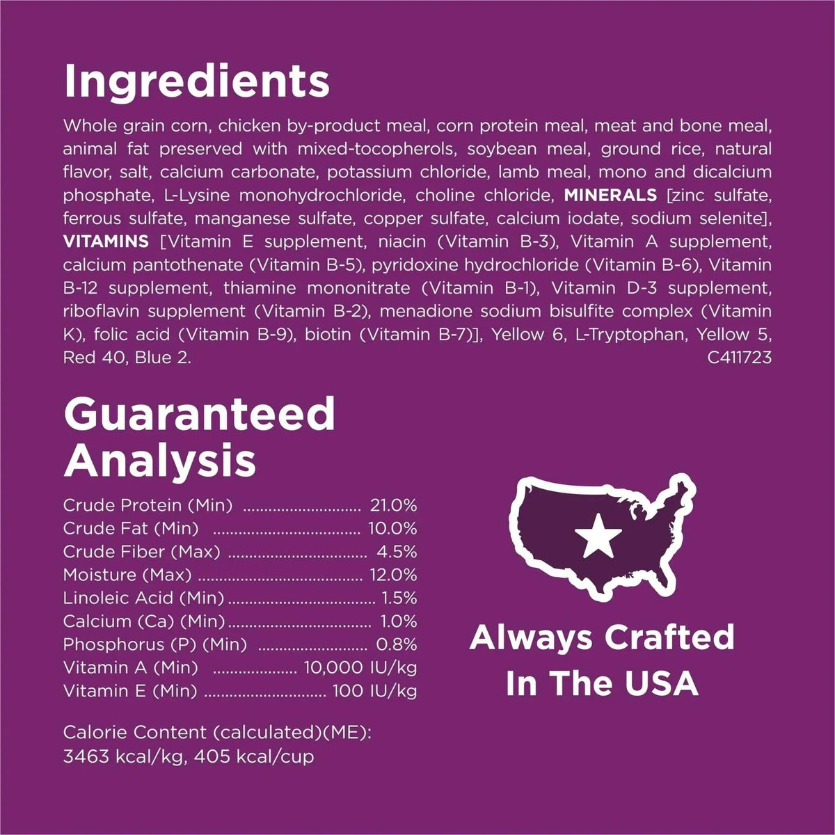 Purina Dog Chow Complete Dry Dog Food for Adult Dogs High Protein, Lamb