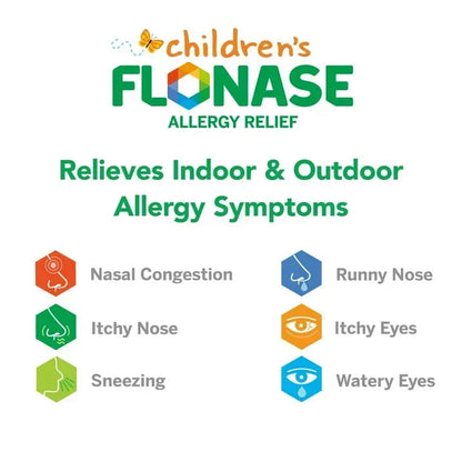 Flonase Children’s 24 Hour Allergy Relief Nasal Spray, Non-Drowsy, 72 Sprays