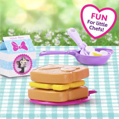 Disney Junior Minnie Mouse Fab Food Bucket, 25-Pieces, Pretend Kitchen Playset Baby and Toddler Toys