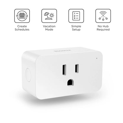 Roku Smart Home Indoor Smart Plug SE with Custom Scheduling, Remote Power, and Voice Control - up to 15 Amps