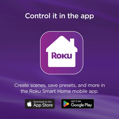 Roku Smart Home Smart Light Strip+ SE Wi-Fi-Enabled Indoor LED 32.8 ft (36 Watt) with Multi-Colored Section Control