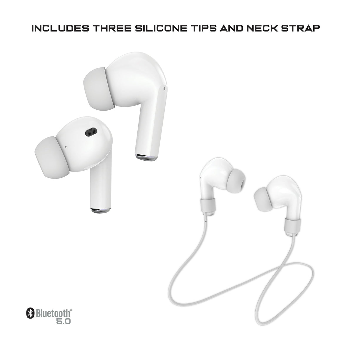 Probuds V2 – True Wireless Bluetooth Earbuds with Charging Case, Auto Pairing & Built-in Mic
