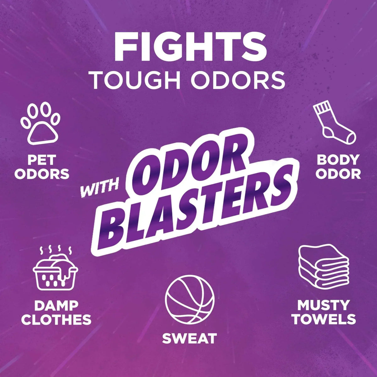 ARM & HAMMER Plus OxiClean Odor Blasters Liquid Laundry Detergent, Fresh Scent, 77 Loads