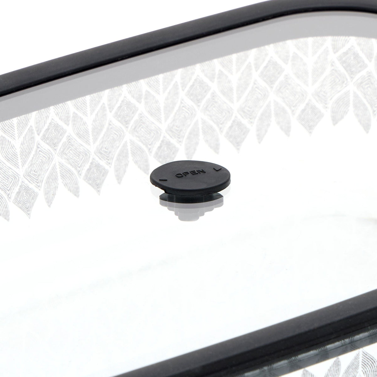 Thyme & Table 9"x15" Glass Baking Dish with Lid - Leaflets