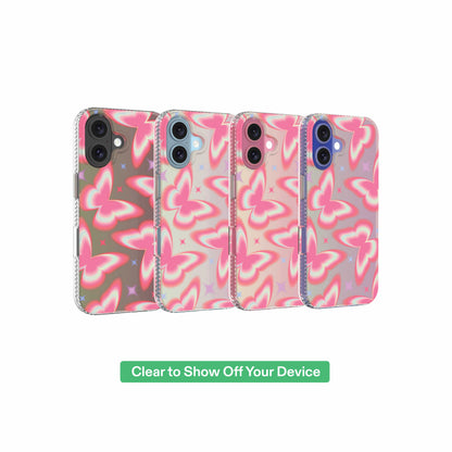 onn Retro Butterfly Phone Case for iPhone 16