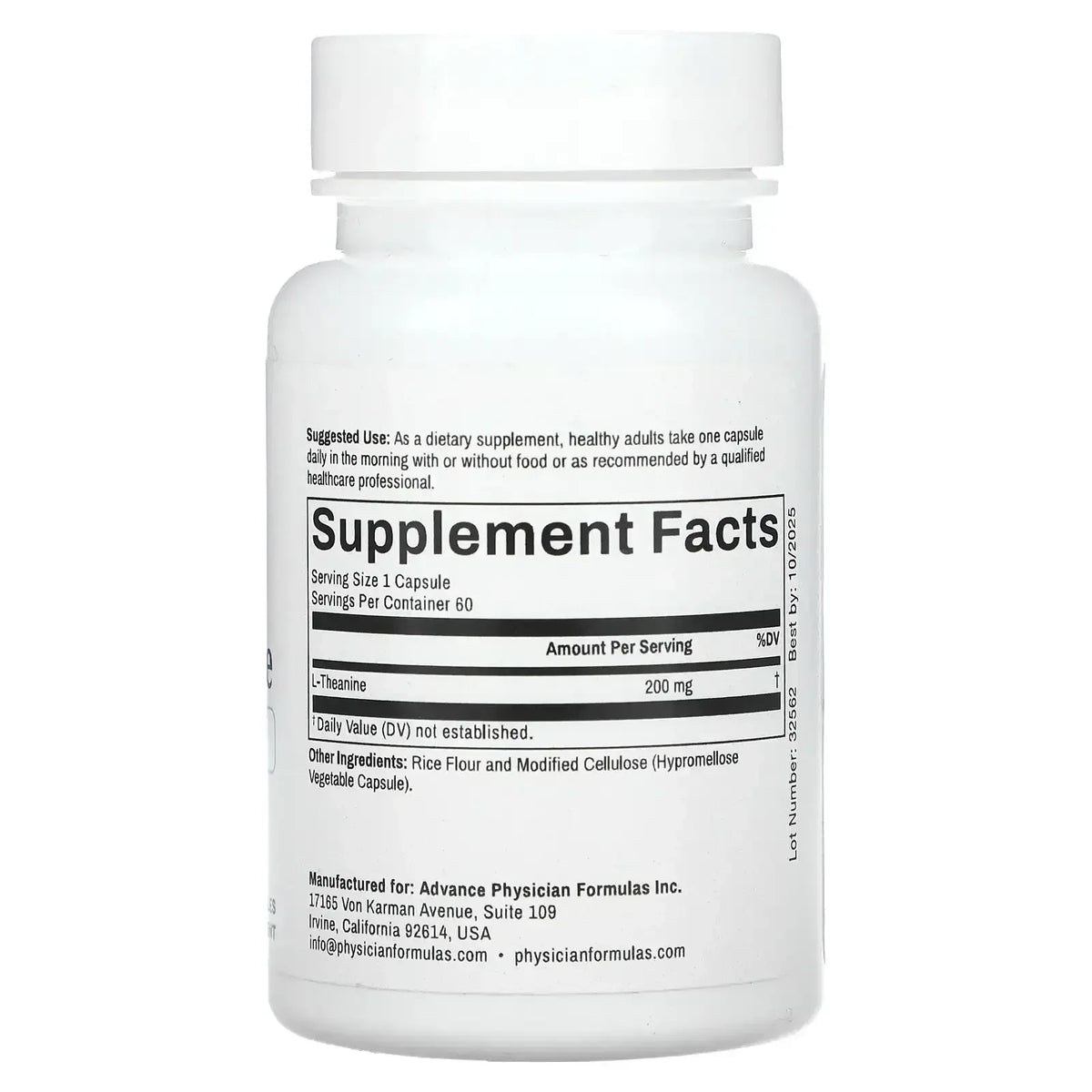 California Gold Nutrition, L-Theanine, Featuring AlphaWave, 100 mg, 30 Veggie Capsules