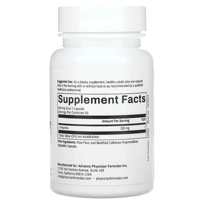 California Gold Nutrition, L-Theanine, Featuring AlphaWave, 100 mg, 30 Veggie Capsules
