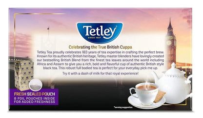 Tetley British Blend Premium Black Tea, 320 Teabags, Rainforest Alliance Certif
