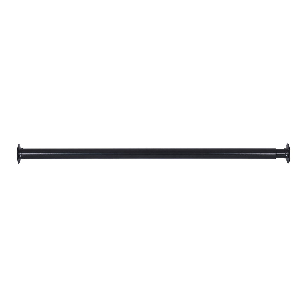 (2 pack) Better Homes & Gardens 33–60" Steel Adjustable Closet Rod for Adult, Black