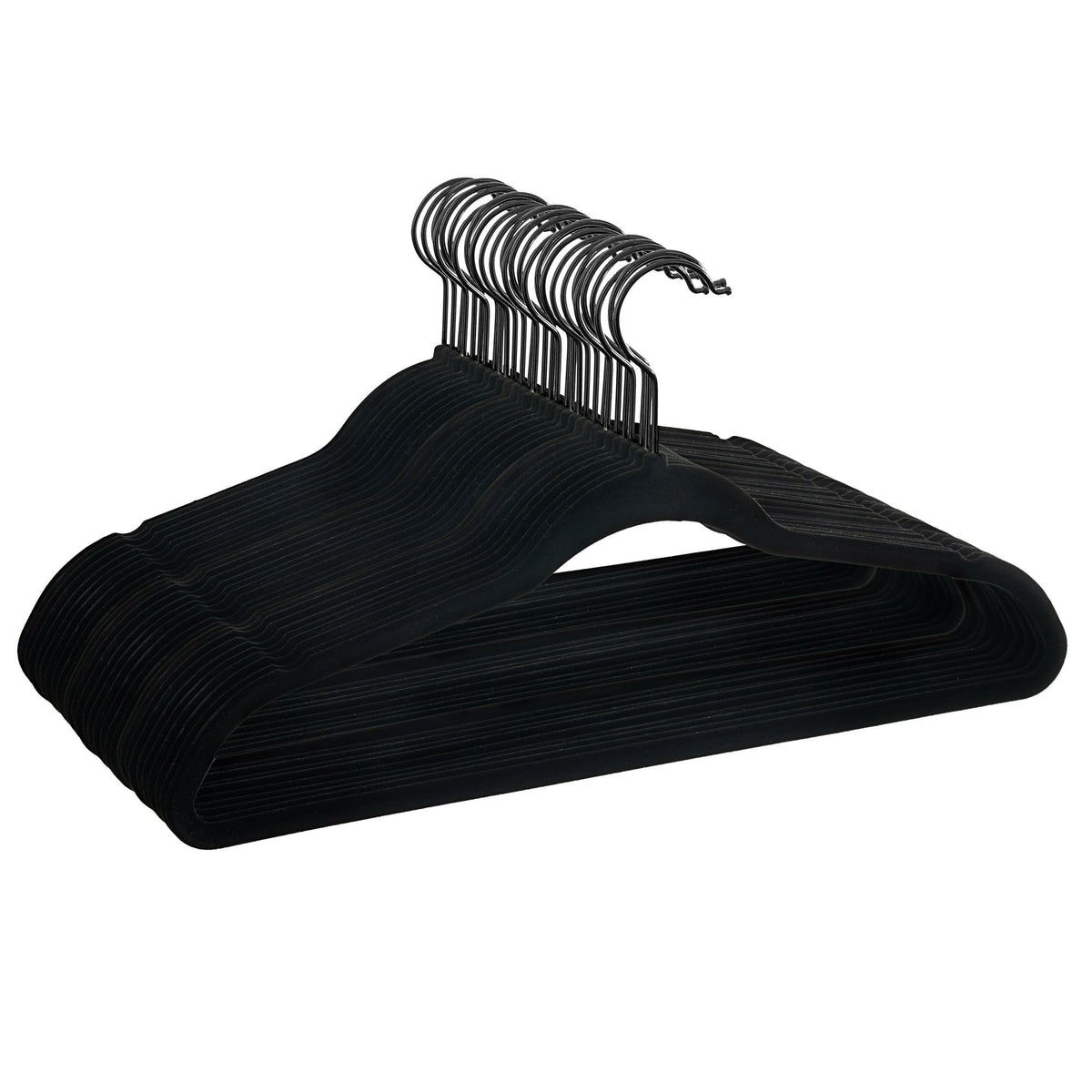 Better Homes & Gardens Velvet Adult Clothing Hangers, Beige, Non-Slip, Space Saving, 30 Count