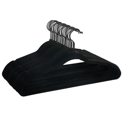 Better Homes & Gardens Velvet Adult Clothing Hangers, Beige, Non-Slip, Space Saving, 30 Count
