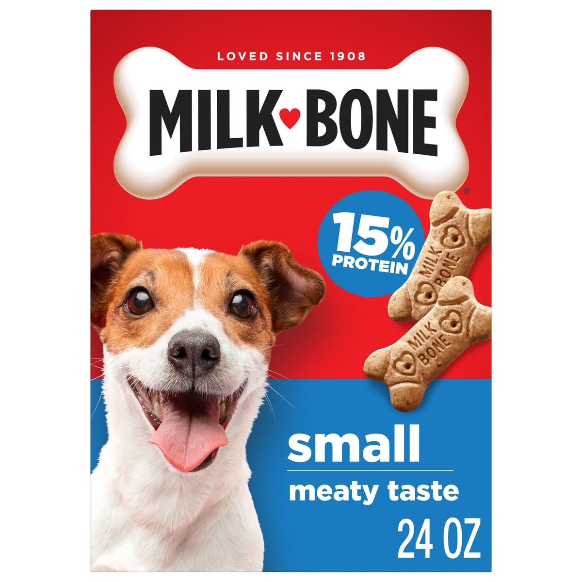 (2 pack) Milk Bone Original Biscuits, Small Dog Treats, 24 oz Box