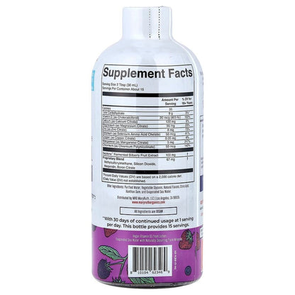 MaryRuth's, Liquid Nighttime Multimineral + Skin Renew, Berry Dream