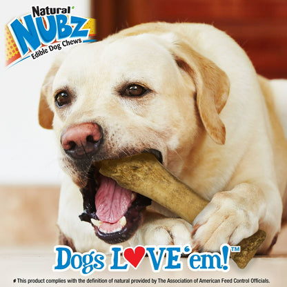 Nylabone Natural Nubz Edible Dog Dry Chew Treat, Chicken Flavor, Small