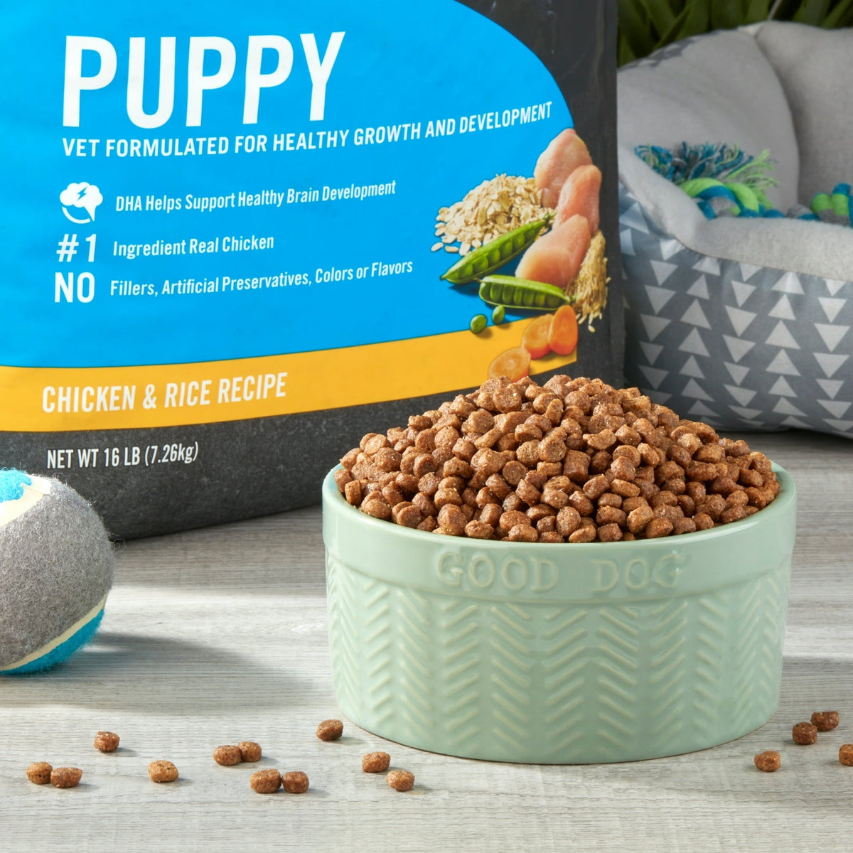Pure Balance Pro+ Puppy Chicken & Rice Recipe Dry Dog Food for Puppies