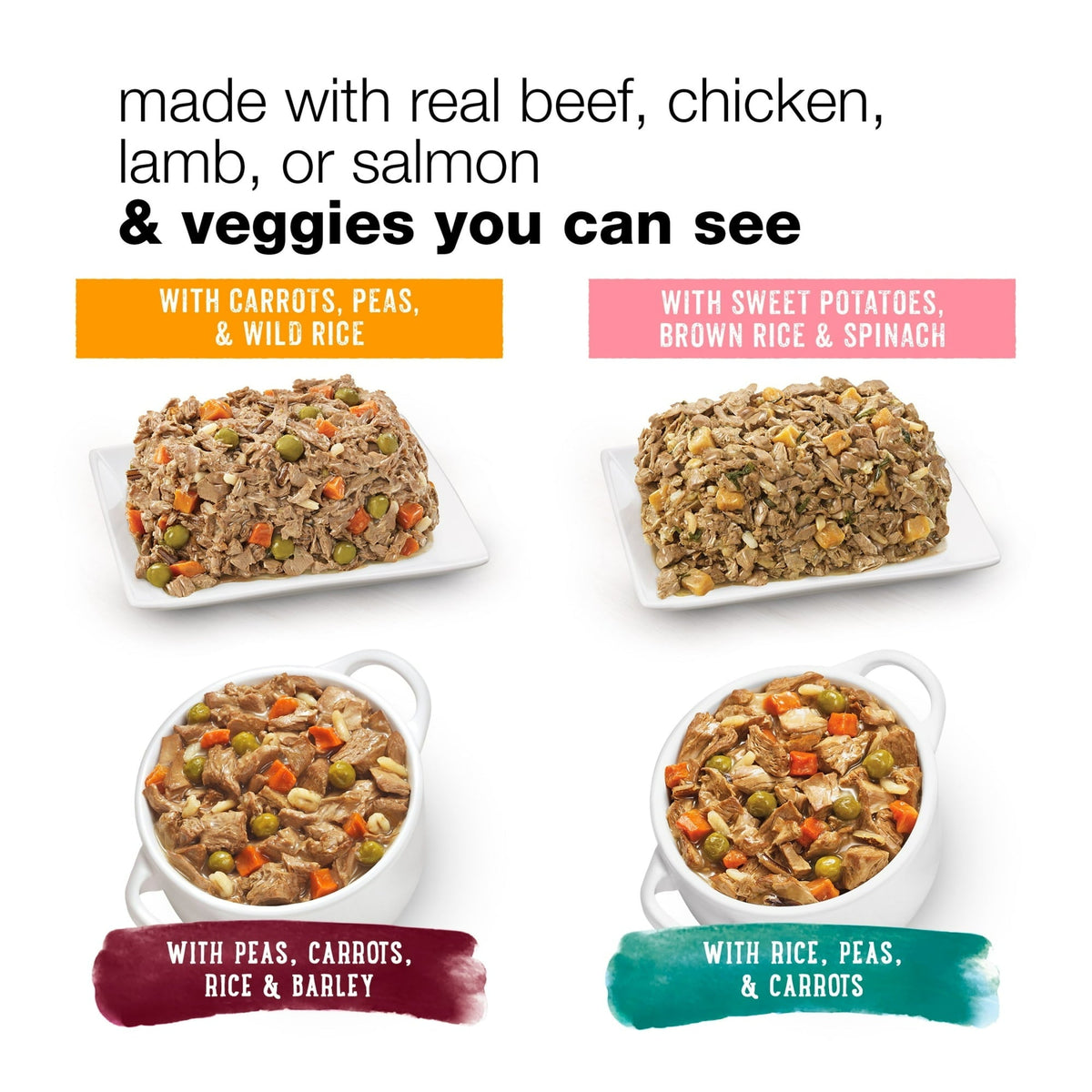 Purina Beneful Dog Food Freshly Prepared Meals Variety Pack Wet Dog Food with Gravy
