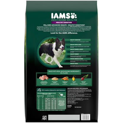 Iams Advanced Health Healthy Digestion Adult Dry Dog Food With Real Chicken