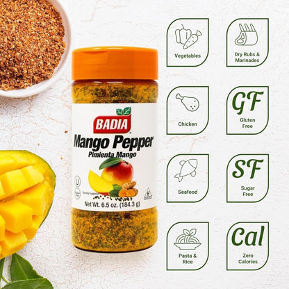 Badia Lemon Pepper Seasoning, 24 oz - Pepper, Garlic & Onion, Zesty Citrus Blend for Chicken, Seafood & Vegetables