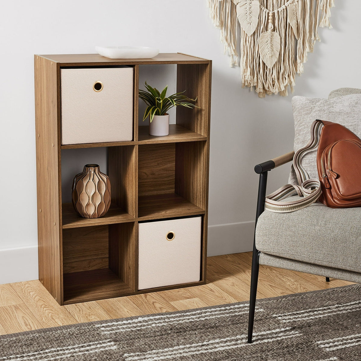 Mainstays 6 Cube Storage Organizer