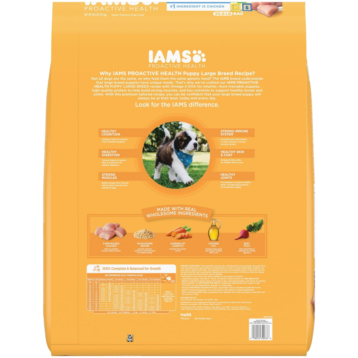 Iams Proactive Health Chicken Dry Dog Food For Puppies