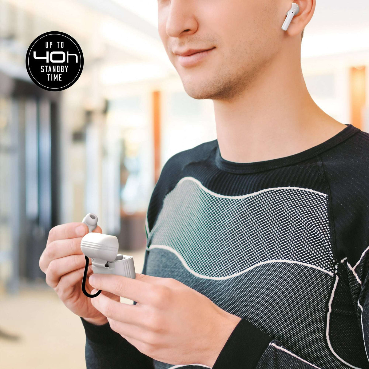 Probuds V2 – True Wireless Bluetooth Earbuds with Charging Case, Auto Pairing & Built-in Mic