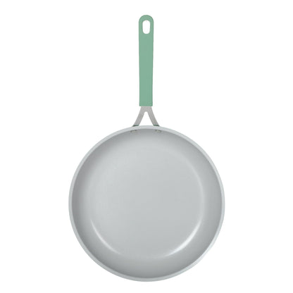 The Pioneer Woman 12-inch Ceramic Nonstick Aluminum Fry Pan, Green