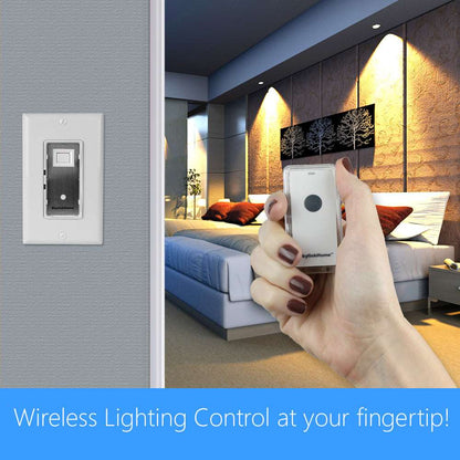 SkylinkHome Wall Switch with Snap-On Remote (WE-318)