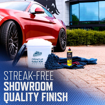 Armor All Podium Series Victory Pack Car Detailing Kit, 8-Piece Car Wash Bucket with Interior & Exterior Detailing Spray, Car Wash, Wheel Cleaner & Tire Shine